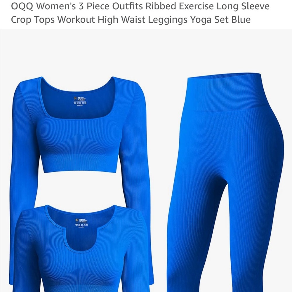 Long SleeveCrop and Legging Set
